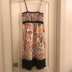S Roulette flower patterned dress